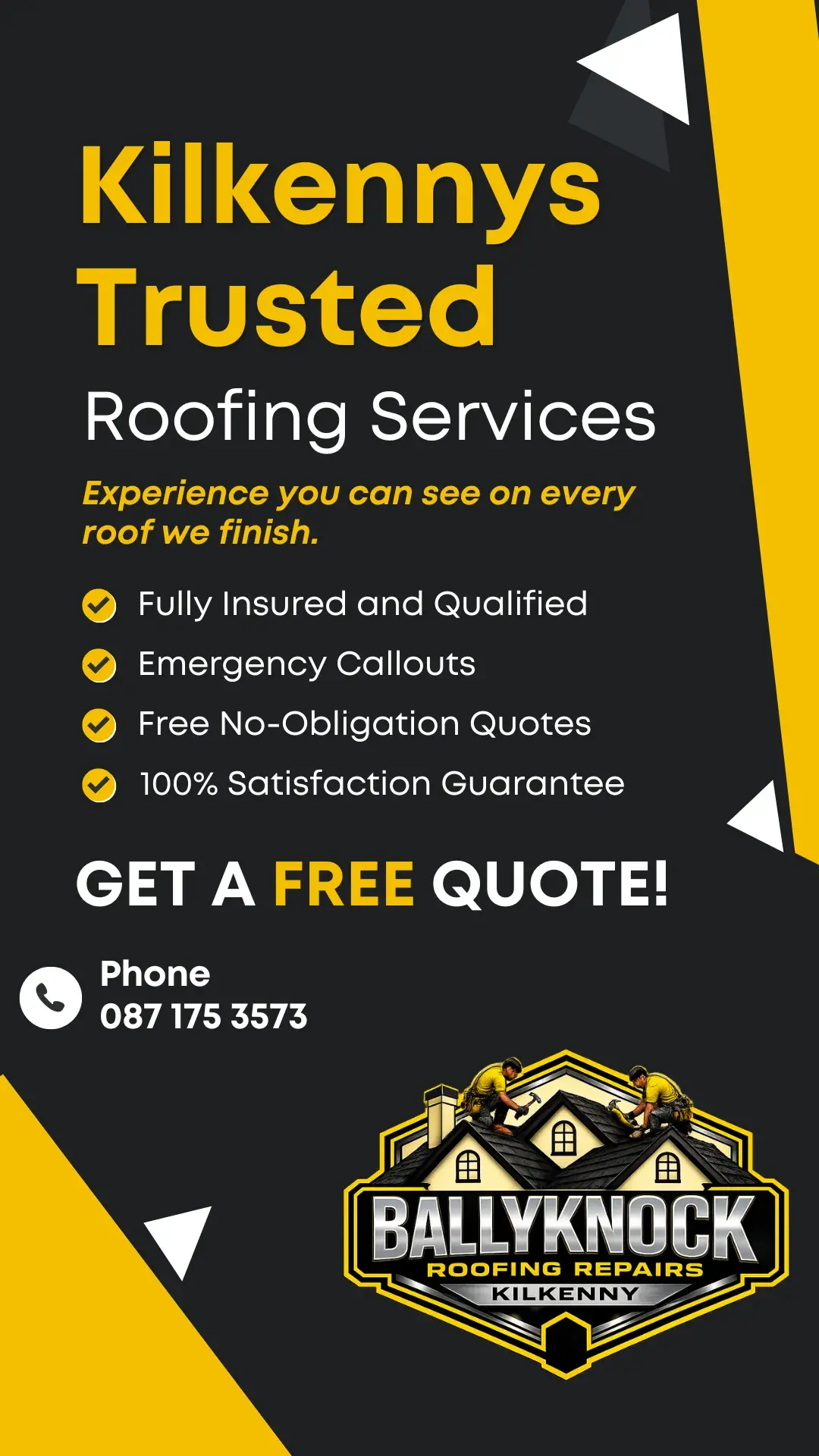 Ballyknock Roofing — trusted roofers in Kilkenny, serving County Kilkenny, Waterford and Wexford
